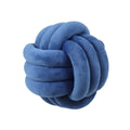 Three-Strand Braided Round Pillow Sofa Cushion Decorative Pillow for Living Room - Dark Blue V528-THROW-PILLOW-14CM-DARK-BLUE-925474