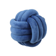 Three-Strand Braided Round Pillow Sofa Cushion Decorative Pillow for Living Room - Dark Blue V528-THROW-PILLOW-14CM-DARK-BLUE-925474