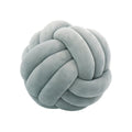 Three-Strand Braided Round Pillow Sofa Cushion Decorative Pillow for Living Room - Light Grey V528-THROW-PILLOW-14CM-LIGHT-GREY-934152