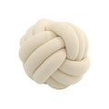 Three-Strand Braided Round Pillow Sofa Cushion Decorative Pillow for Living Room - Cream White V528-THROW-PILLOW-14CM-XLNB-582749