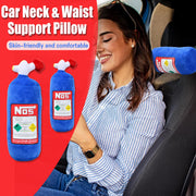 Car Neck Pillow Headrest Cushion Lumbar Support Throw Pillow For Seat Driving - Pillow V528-THROW-PILLOW-BLUE-160701