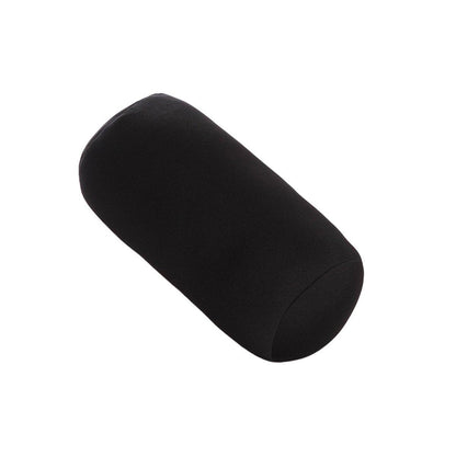 Solid Color Cylindrical Foam Particle Pillow Multi-Functional Neck Waist Support - Red V528-THROW-PILLOW-RED-325082
