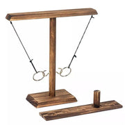 Wooden Hook And Ring Toss Game With Shot Ladder Table Toy Party Indoor/Outdoor V528-THROWINGTOYS-999096