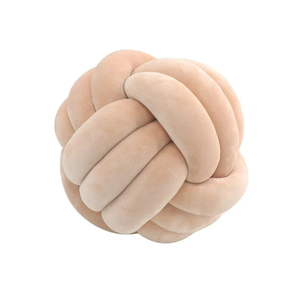 Three-Strand Braided Round Pillow Sofa Cushion Decorative Pillow for Living Room - Light Khaki V528-THROWPILLOW-14CM-LIGHT-KHAKI-171395