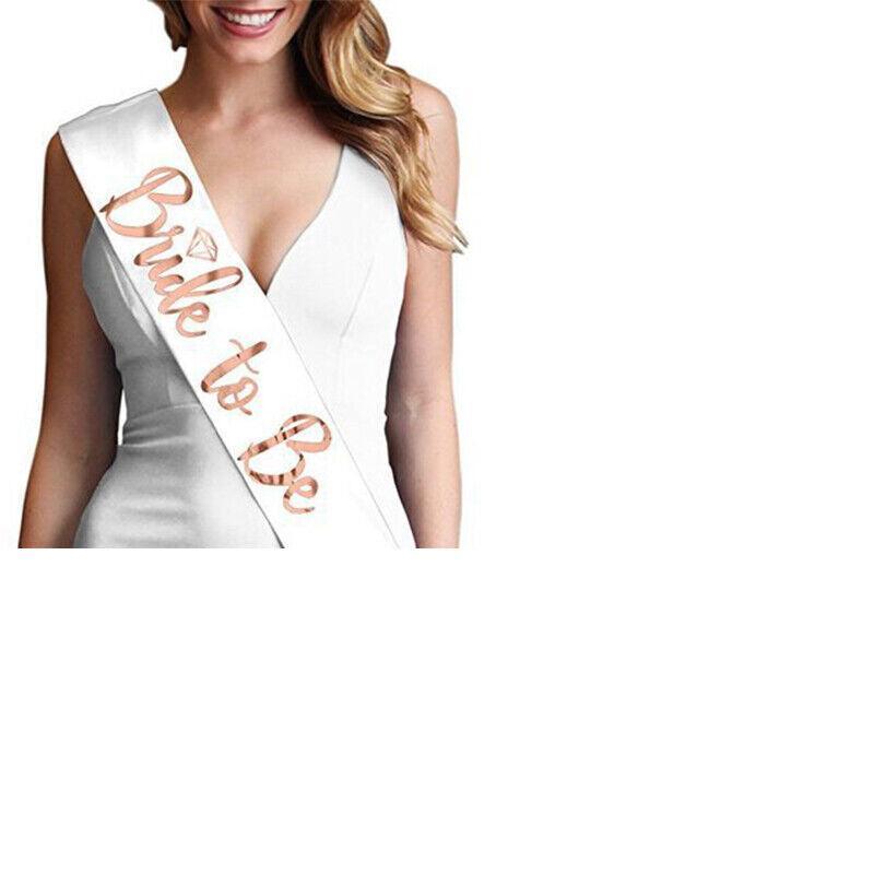 Bride To Be Hen Veil Sash Tiara Hens Night Bridal Shower Kitchen Tea Accessories - Gold Tiara V528-TIARA-GOLD-190870