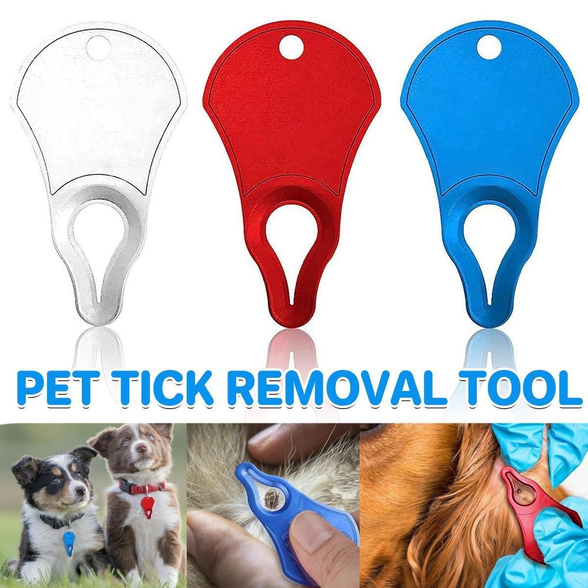 1PC Tick Removal Tool Pet Dog Lice Clip Cat Flea Removal Tool Tick Remover Tool - Blue V528-TICK-REMOVAL-TOOL-BLUE-940442