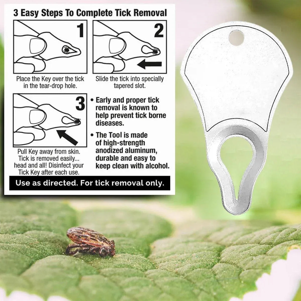 1PC Tick Removal Tool Pet Dog Lice Clip Cat Flea Removal Tool Tick Remover Tool - Silver V528-TICK-REMOVAL-TOOL-SILVER-896682