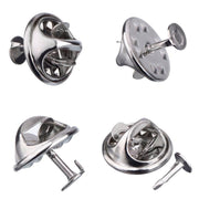 50 Sets Butterfly Clutch Tie Tacks Pin Back Replacement With Blank Cuff Pins - Gold V528-TIETACKS-GOLD-50SETS-879360