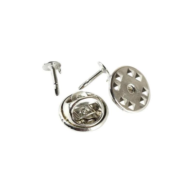 50 Sets Butterfly Clutch Tie Tacks Pin Back Replacement With Blank Cuff Pins - Gold V528-TIETACKS-GOLD-50SETS-879360