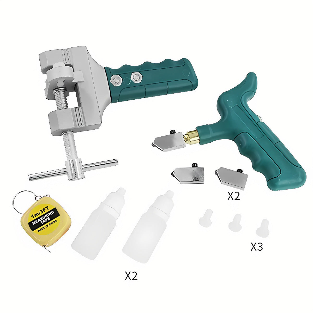 Handheld Ceramic Tile Cutter Portable Diamond Glass Cutter for Thick Tiles Glass V528-TILE-OPENER-638591