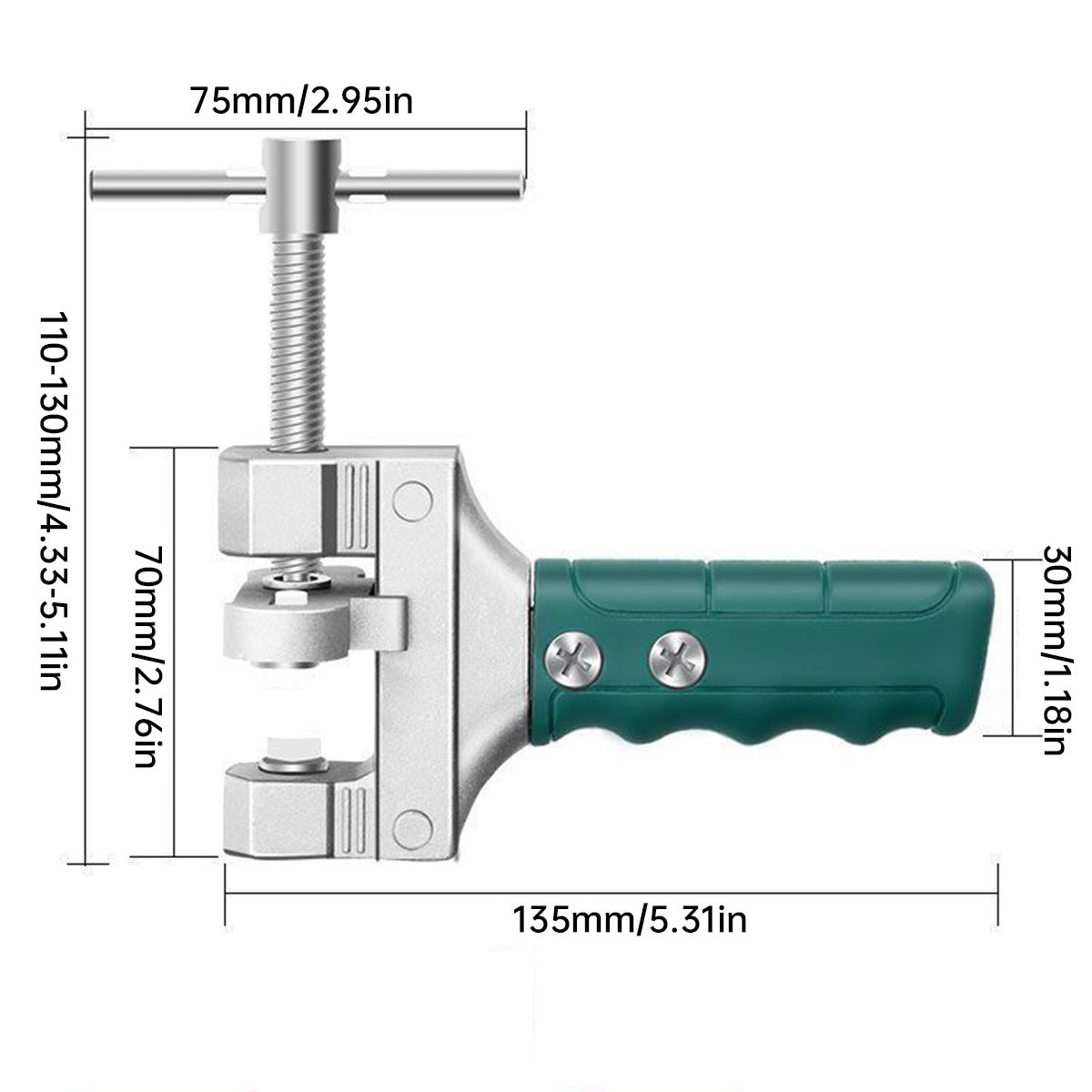 Handheld Ceramic Tile Cutter Portable Diamond Glass Cutter for Thick Tiles Glass V528-TILE-OPENER-638591