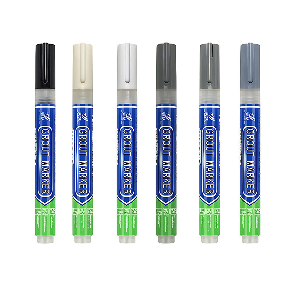 6Colours Tile Repair Pen Styling Wall Gap Grout Refresher Marker Bathroom - Light Grey V528-TILEREPAIRPEN-LIGHTGREY-637531