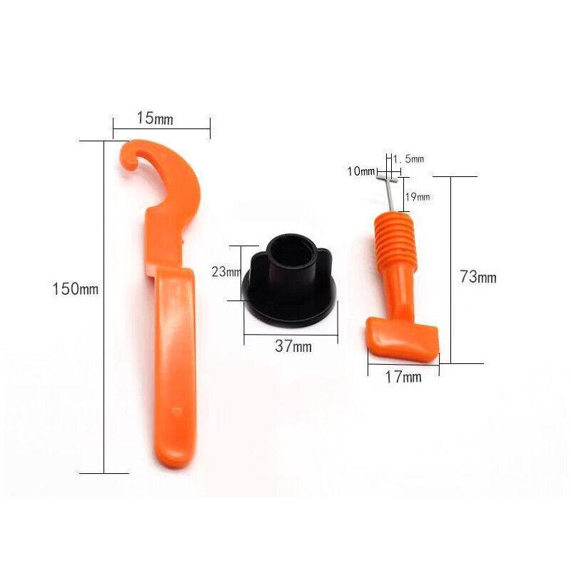 50-200X Tile Leveling System Clips Levelling Spacer Tiling Tool Floor Wallwrench - 50PCS V528-TILINGTOOL-536623