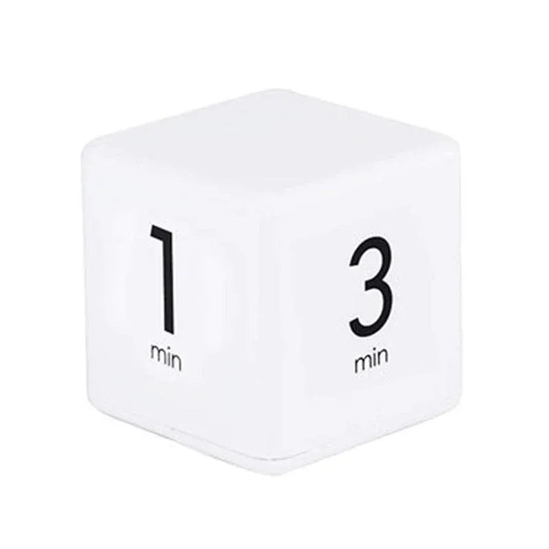 Cubic Timer for Students Time Management Study Exercise Reminder Tool Adjustable - 1-3-5-10 V528-TIMER-1-3-5-10-697510