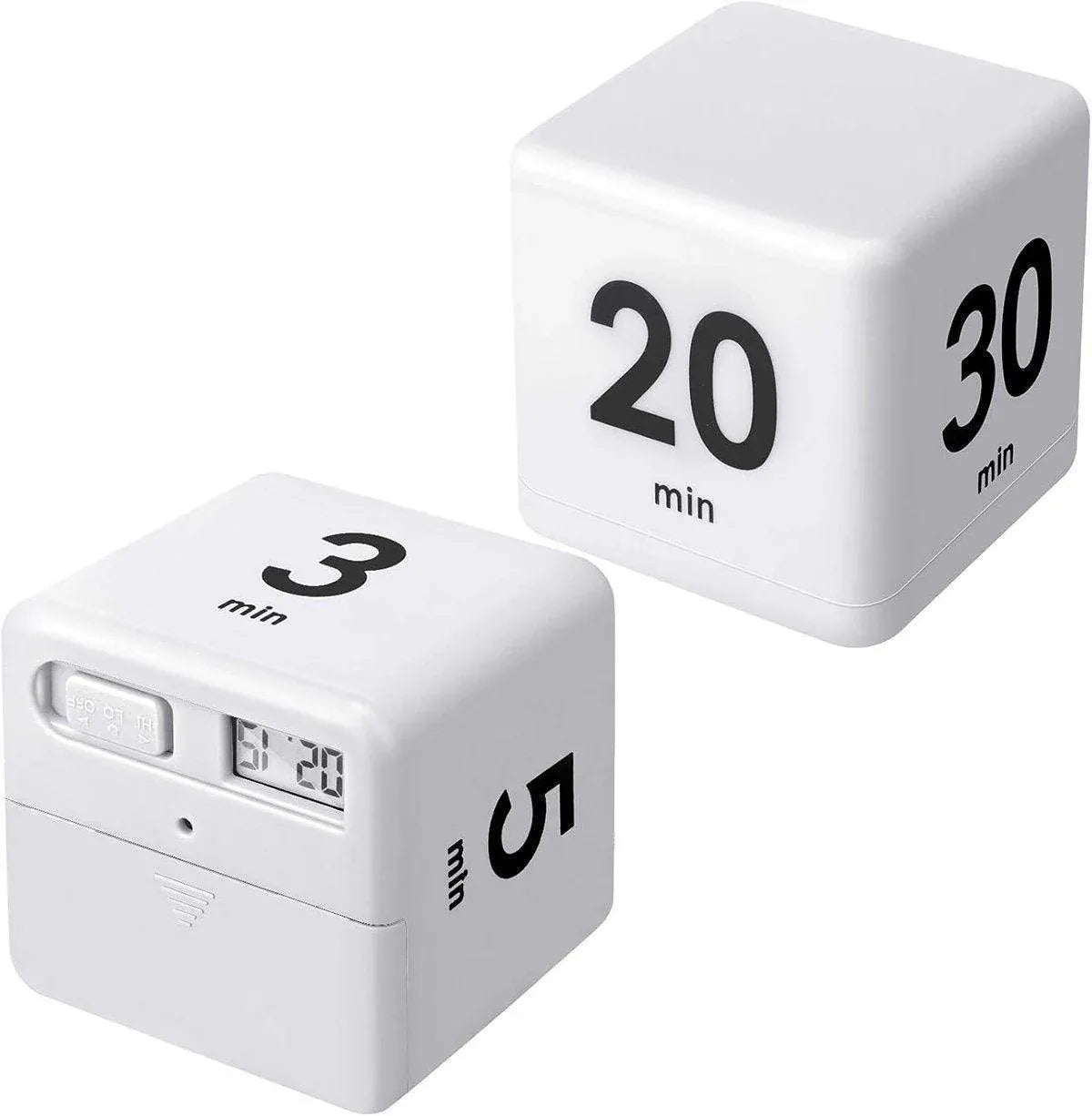 Cubic Timer for Students Time Management Study Exercise Reminder Tool Adjustable - 1-3-5-10 V528-TIMER-1-3-5-10-697510