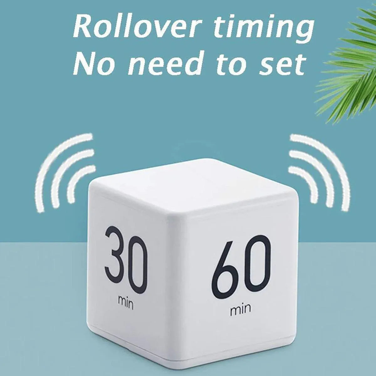 Cubic Timer for Students Time Management Study Exercise Reminder Tool Adjustable - 1-3-5-10 V528-TIMER-1-3-5-10-697510