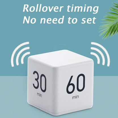 Cubic Timer for Students Time Management Study Exercise Reminder Tool Adjustable - 1-3-5-10 V528-TIMER-1-3-5-10-697510