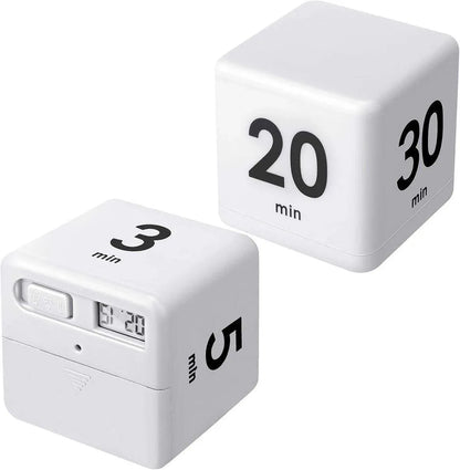 Cubic Timer for Students Time Management Study Exercise Reminder Tool Adjustable - 25-5-45-15 V528-TIMER-25-5-45-15-995076