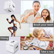 Cubic Timer for Students Time Management Study Exercise Reminder Tool Adjustable - 25-5-45-15 V528-TIMER-25-5-45-15-995076