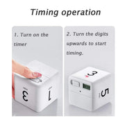 Cubic Timer for Students Time Management Study Exercise Reminder Tool Adjustable - 25-5-45-15 V528-TIMER-25-5-45-15-995076