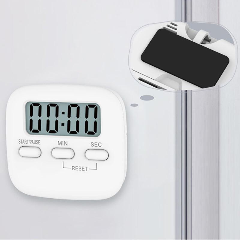 Digital Kitchen Timer 99 Minute Countdown Clock With LCD Display and Metal Mount - Pink V528-TIMERT05-PINK-587744