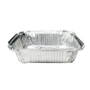 125PCS Disposable Quadrate Tin Foil Pans Oven Grill Safe Non-Stick Baking Trays - 125pcs-600ml V528-TINFOIL-BOX-125PCS-600ML-917404