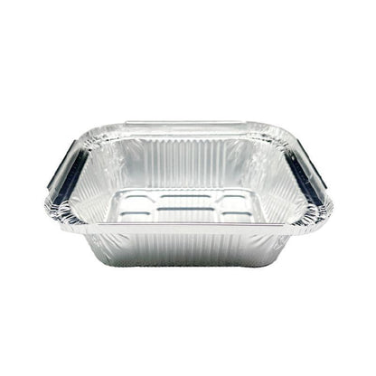 125PCS Disposable Quadrate Tin Foil Pans Oven Grill Safe Non-Stick Baking Trays - 125pcs-700ml V528-TINFOIL-BOX-125PCS-700ML-975456