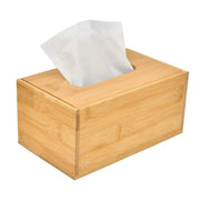 Bamboo Tissue Box Wooden Cover Dispenser Holder Storage Case for Home and Office V528-TISSUE-BOX-M-997908