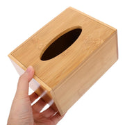 Bamboo Tissue Box Wooden Cover Dispenser Holder Storage Case for Home and Office V528-TISSUE-BOX-M-997908
