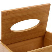 Bamboo Tissue Box Wooden Cover Dispenser Holder Storage Case for Home and Office V528-TISSUE-BOX-M-997908