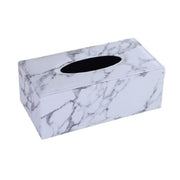 High-End PU Leather Tissue Box Holder for Hotel Home Office Decor Elegant Design - Black Buttons V528-TISSUE-BOX-PJHNK-383325