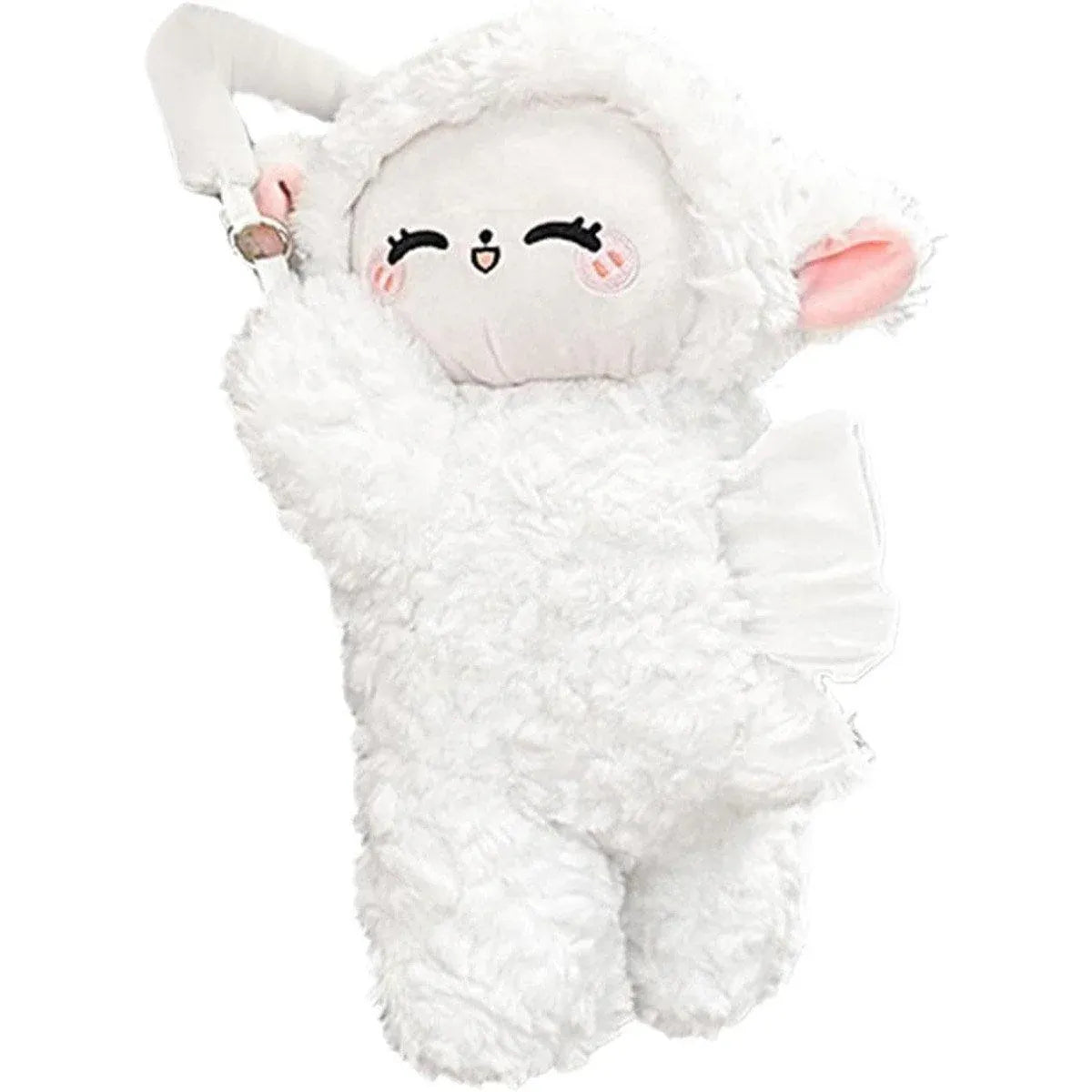 Car Tissue Box Multifunctional Hanging Drawer Box Cartoon Plush Sheep Design V528-TISSUE-BOX-SHEEP-316108