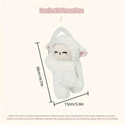 Car Tissue Box Multifunctional Hanging Drawer Box Cartoon Plush Sheep Design V528-TISSUE-BOX-SHEEP-316108