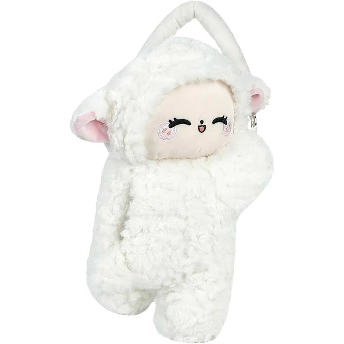 Car Tissue Box Multifunctional Hanging Drawer Box Cartoon Plush Sheep Design V528-TISSUE-BOX-SHEEP-316108