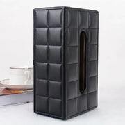 Leather Tissue Box Holder Rectangular Tissue Dispenser for Living Room Home - White V528-TISSUE-BOX-WHITE-554829