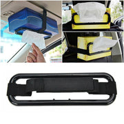 Visor Back Seat Napkin Box Car Tissue Holder Auto Elastic Belt Sun Paper Rack Au V528-TISSUEHOLDER-BLACK-739977