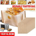 10-50Pcs Reusable Gluten-Free Toaster Bags for Sandwich Toasting - 10PCS V528-TOASTBAG-10PCS-94022