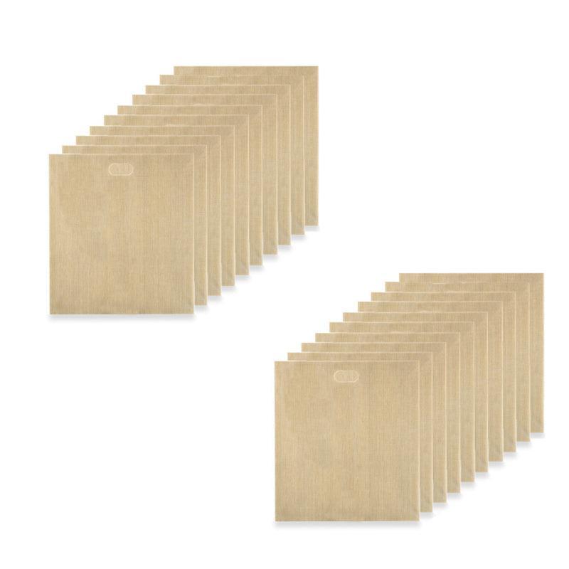 10-50Pcs Reusable Gluten-Free Toaster Bags for Sandwich Toasting - 10PCS V528-TOASTBAG-10PCS-94022