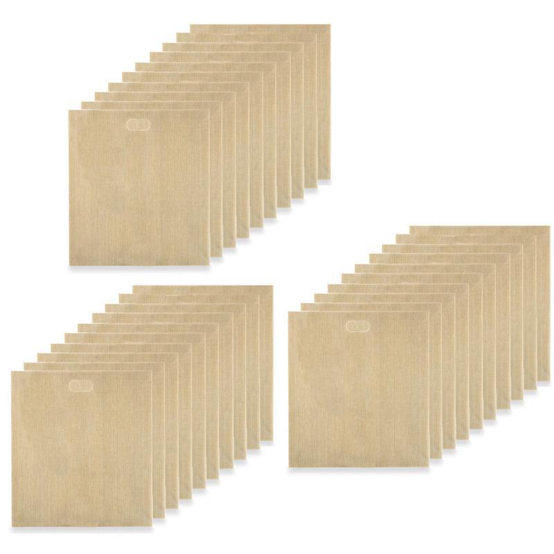 10-50Pcs Reusable Gluten-Free Toaster Bags for Sandwich Toasting - 10PCS V528-TOASTBAG-10PCS-94022