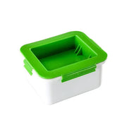 Simple Tofu Press/Marinating Dish, Removes Moisture From Tofu Automatically Au V528-TOFUPRESS-GREEN-35284