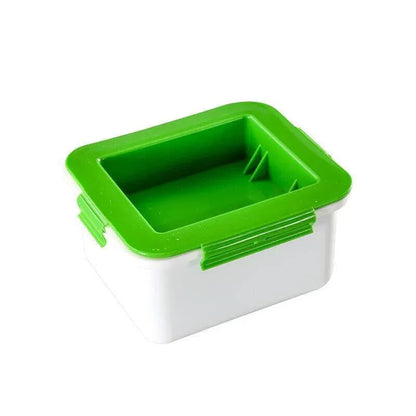 Simple Tofu Press/Marinating Dish, Removes Moisture From Tofu Automatically Au V528-TOFUPRESS-GREEN-35284