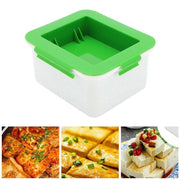 Simple Tofu Press/Marinating Dish, Removes Moisture From Tofu Automatically Au V528-TOFUPRESS-GREEN-35284