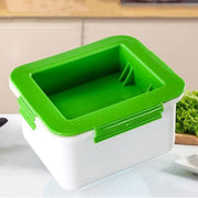 Simple Tofu Press/Marinating Dish, Removes Moisture From Tofu Automatically Au V528-TOFUPRESS-GREEN-35284