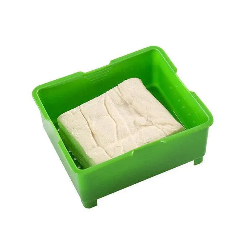 Simple Tofu Press/Marinating Dish, Removes Moisture From Tofu Automatically Au V528-TOFUPRESS-GREEN-35284