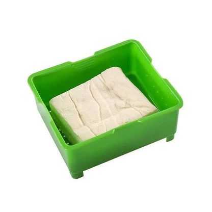 Simple Tofu Press/Marinating Dish, Removes Moisture From Tofu Automatically Au V528-TOFUPRESS-GREEN-35284