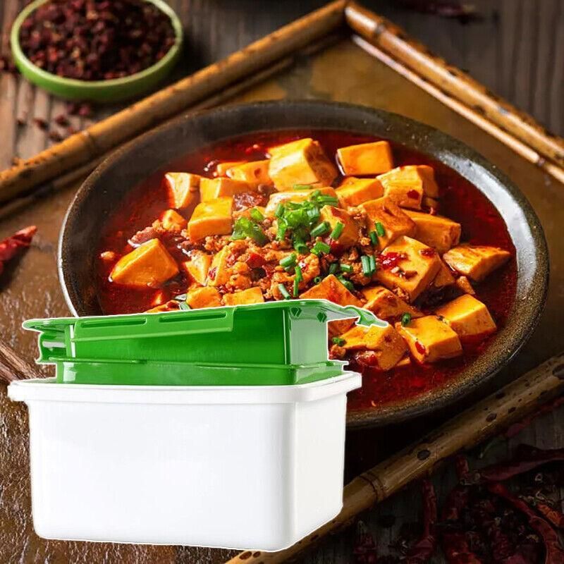 Simple Tofu Press/Marinating Dish, Removes Moisture From Tofu Automatically Au V528-TOFUPRESS-GREEN-35284