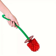 Soft Wool Toilet Brush with Long Handle Plastic Cleaning Brush Household Tool V528-TOILET-BRUSH-RED-383877