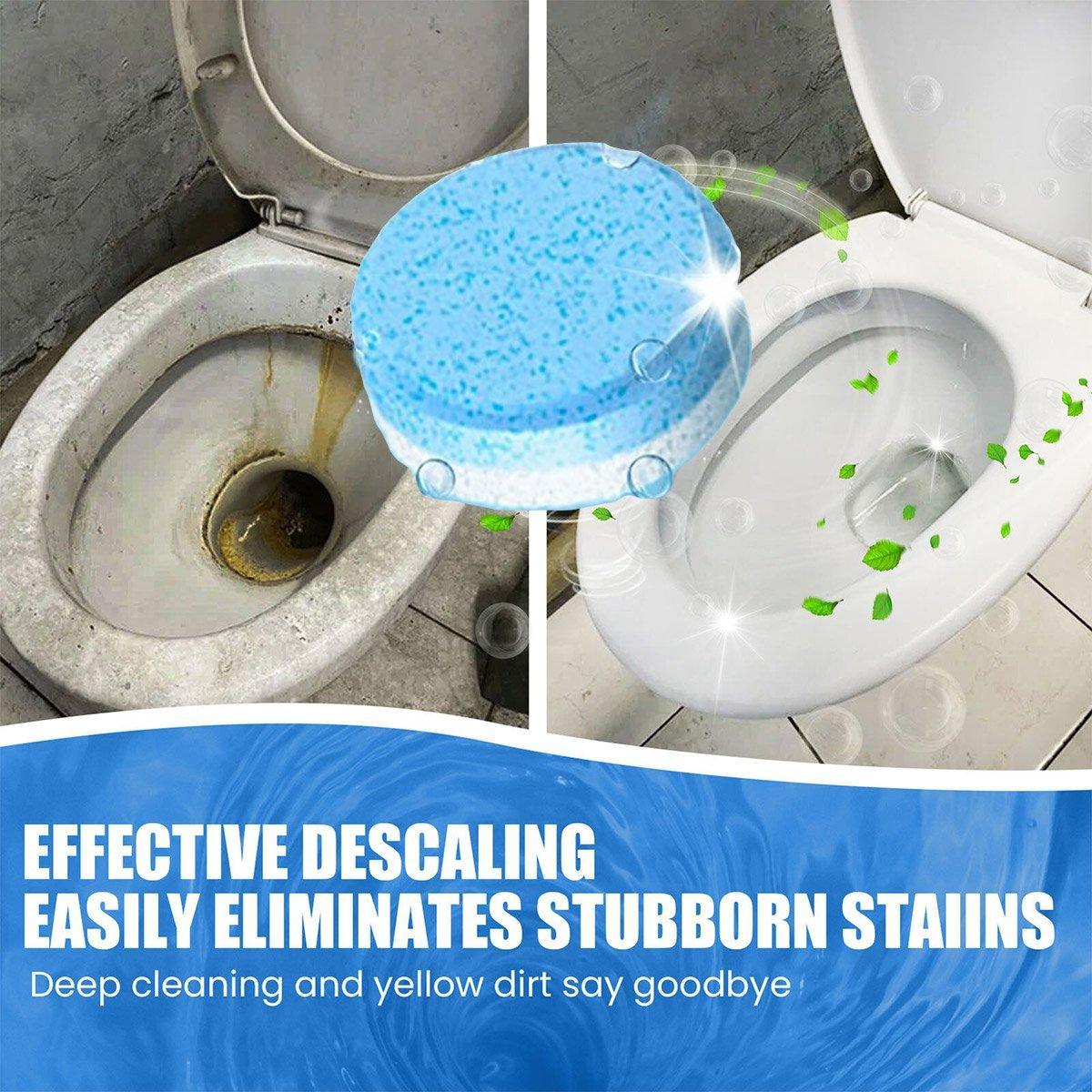 16/32pcs Effervescent Toilet Cleaning Tablets Descaling Deodorizing Odor Free - 2 boxes V528-TOILET-CLEANING-2PCS-870018