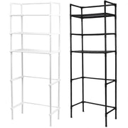Bathroom Rack Over Toilet Washing Machine Shelf Storage Organizer Stand Unit - Black V528-TOILET-RACK-03-BLACK-638867