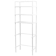 Bathroom Rack Over Toilet Washing Machine Shelf Storage Organizer Stand Unit - Black V528-TOILET-RACK-03-BLACK-638867